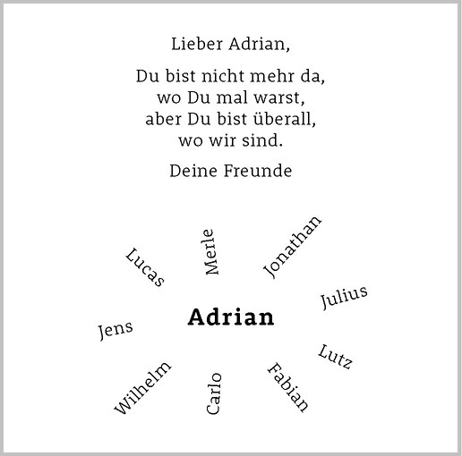  Traueranzeige für Adrian Franz Schmitmann vom 02.08.2013 aus Westfälische Nachrichten