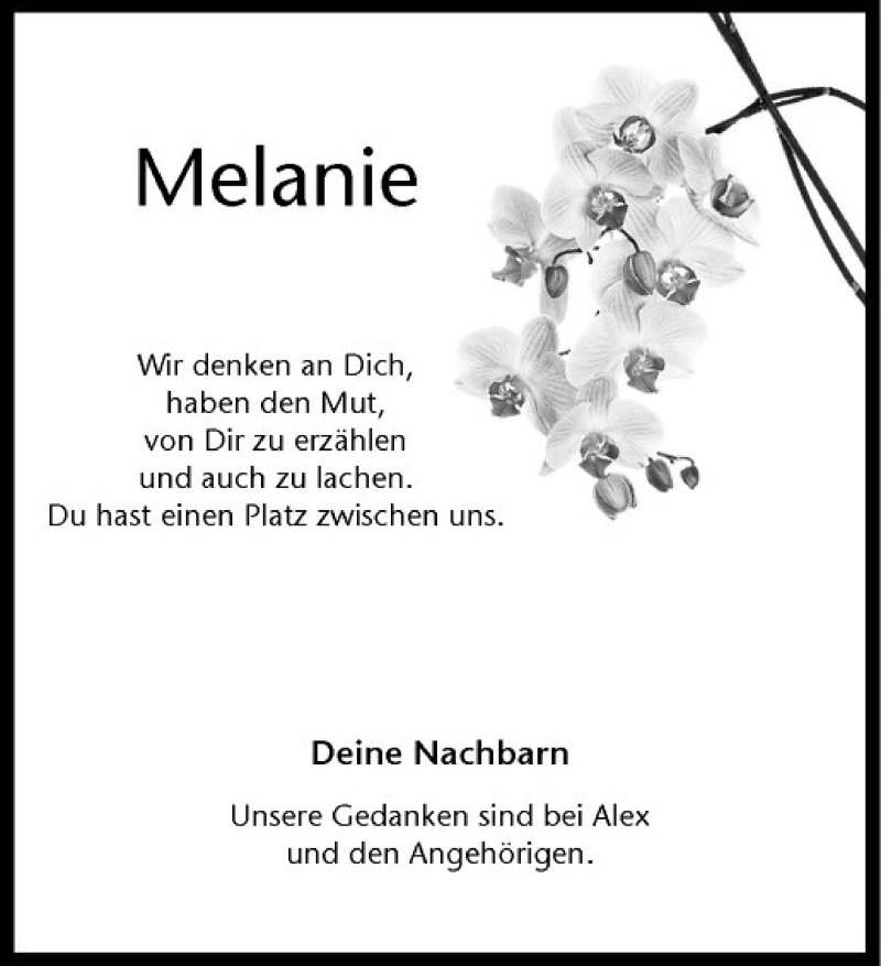 Traueranzeige für Melanie Niesel vom 21.12.2013 aus Westfälische Nachrichten