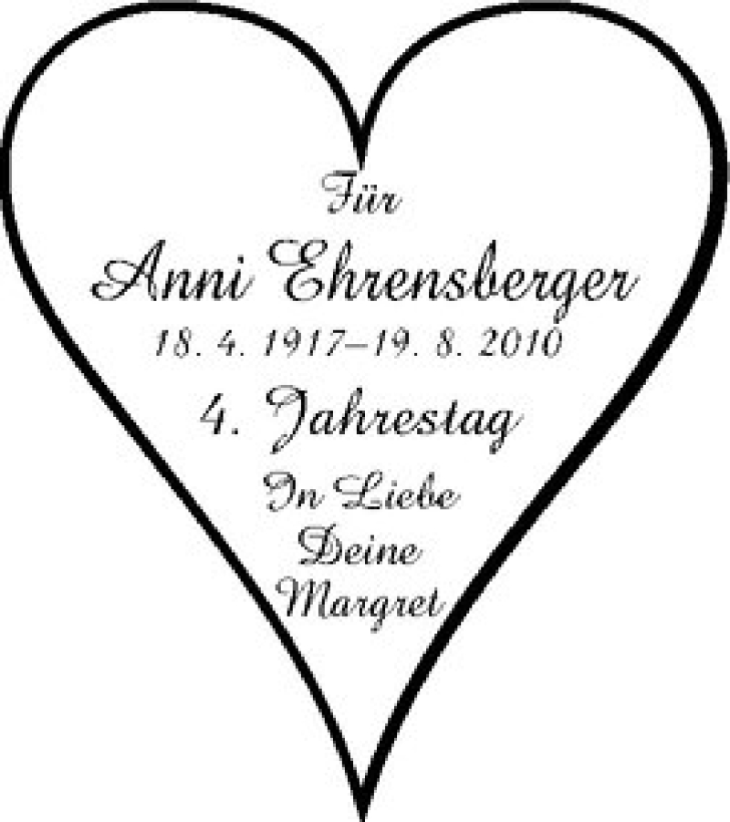  Traueranzeige für Anni Ehrensberger vom 19.08.2014 aus Westfälische Nachrichten