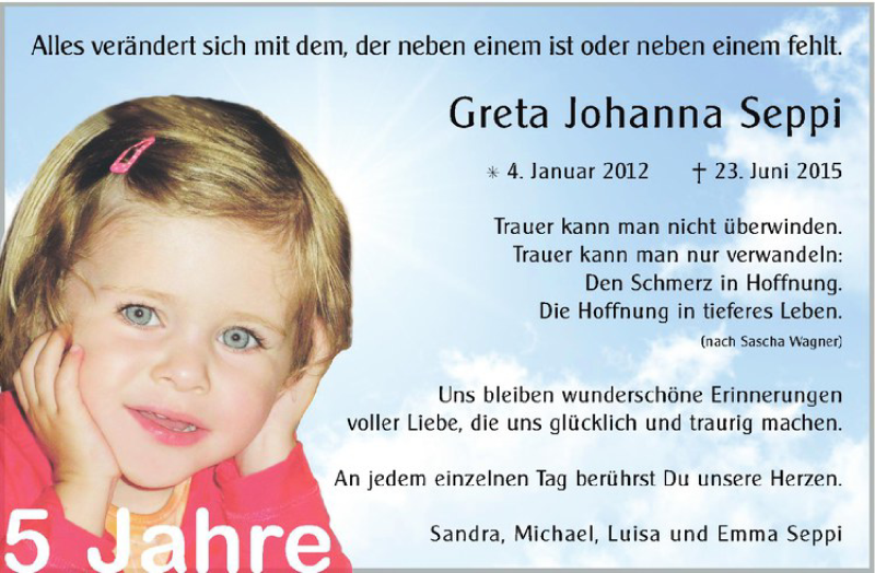  Traueranzeige für Greta Johanna Seppi vom 23.06.2020 aus Westfälische Nachrichten
